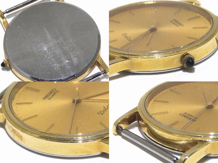フェイスのみ セイコー ドルチェ メンズ クォーツ 時計 7731 7000 14k Base St Steel Seiko Dolce コンビ 3f Rvcconst Com