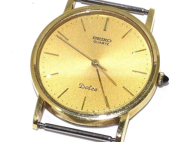 フェイスのみ セイコー ドルチェ メンズ クォーツ 時計 7731 7000 14k Base St Steel Seiko Dolce コンビ 3f Bouncesociety Com