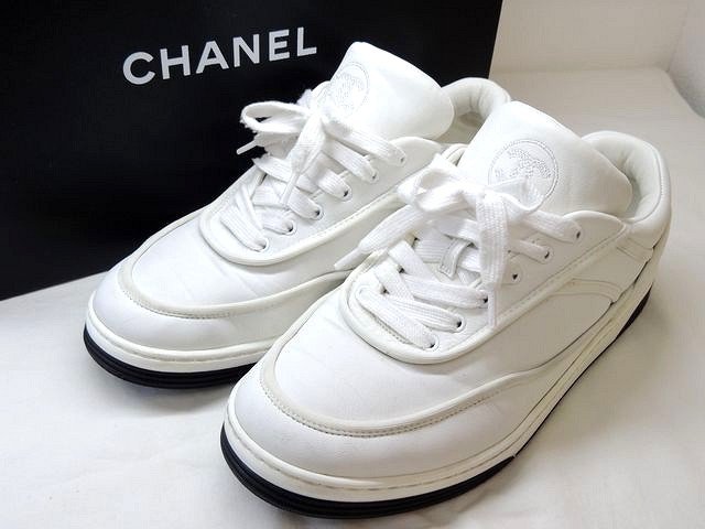 美品 CHANEL スニーカー レディース 可愛い 37 - 通販 - csa.sakura.ne.jp