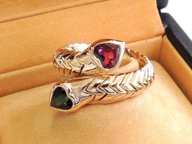 ブルガリ　BVLGARI　トゥボガス　スネーク　リング　Ｋ１８ＹＧ　サイズ１１ BVLGARI - ブルガリ BVLGARI リング トゥボガス スネーク K18YG