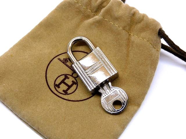 エルメス　HERMES カデナ　USED 良品　鍵1本付属 楽天市場】エルメス HERMES カデナ キー 1セット シルバー金具