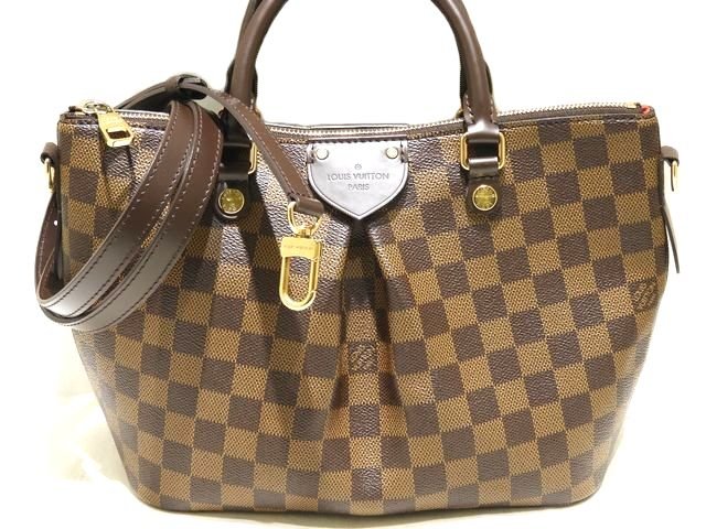 まだ美品 LOUIS VUITTON ヴィトン シエナPM 2WAY ハンドバッグ ☆ ダミエ N41545 ショルダー レディース TB1158 エベヌ ▼オト000/6F|ブランドショップ フォーサイト