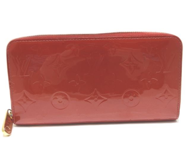 LOUIS VUITTON ヴィトン ジッピーウォレット 長財布 ヴェルニ ポムダムール ☆ M91981 レッド系 エナメル レディース CA3192▼ ヨヨト00/6F|ブランドショップ フォーサイト