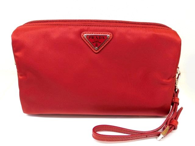 楽天市場】【バッグ】PRADA プラダ ナイロン ポーチ 化粧ポーチ コスメ