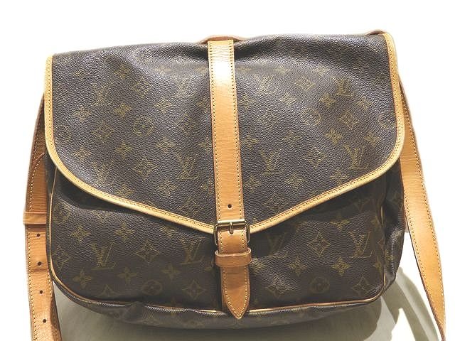 ✨極上品✨ルイ・ヴィトン ソミュール ショルダーバッグ モノグラム 斜め掛け LOUIS VUITTON ルイ ヴィトン モノグラム ソミュールMM 斜め掛け