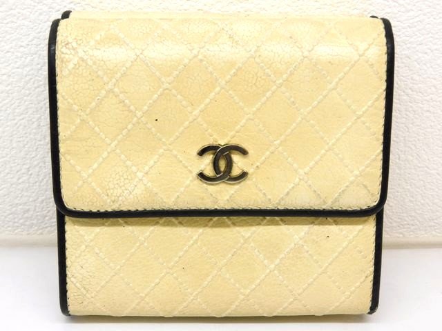 楽天市場】【財布】CHANEL シャネル ビコローレ 2つ折 Wホック財布
