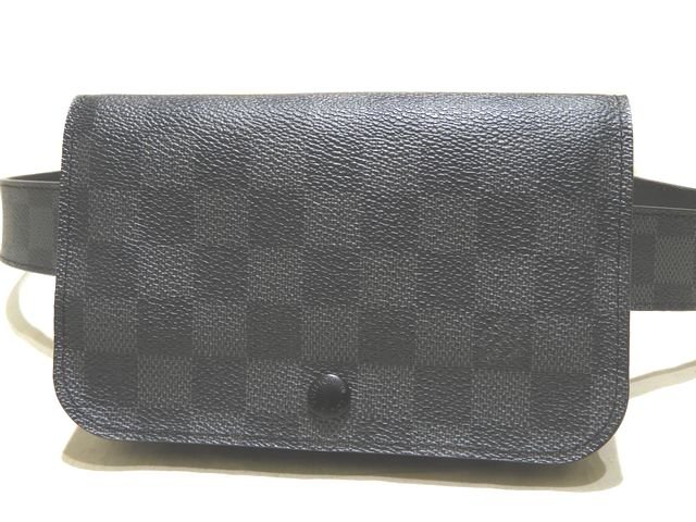 LOUIS VUITTON ダミエグラフィット サンチュールポシェットベルトなし LOUIS VUITTON ダミエグラフィット サンチュールポシェットベルトなし