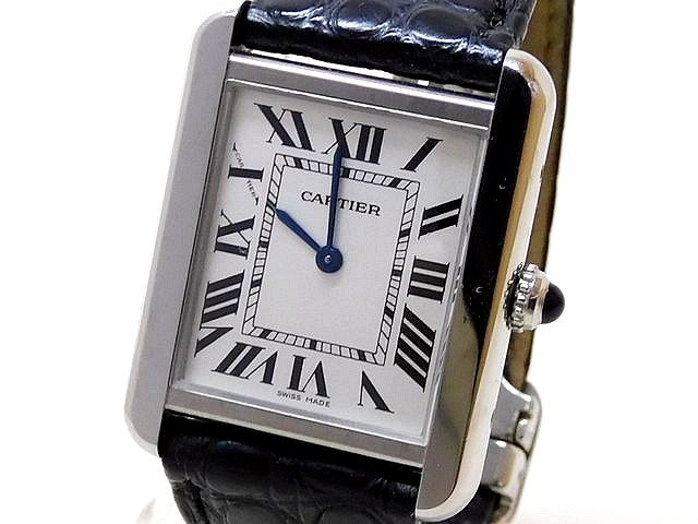 Cartier カルティエ ■ タンクソロ SM W1018255 クォーツ レディース 腕時計 ウォッチ 2716 □7D7E 楽天市場】Cartier カルティエ □ タンクソロ SM W1018255 クォーツ