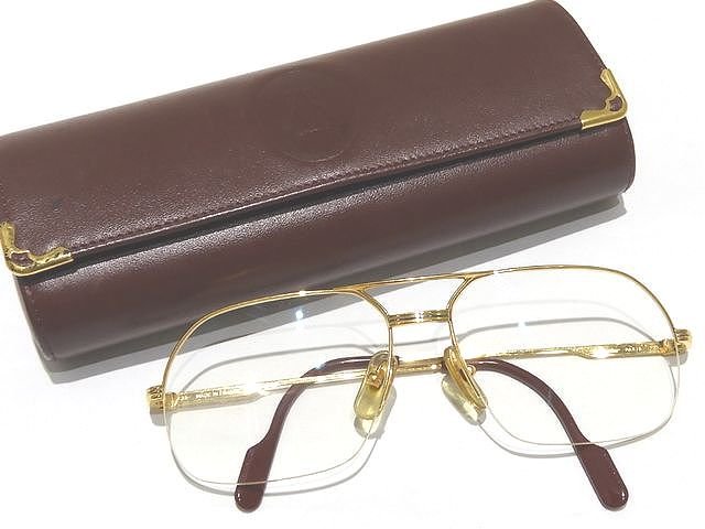 H2241 美品 カルティエ トリニティ べっ甲柄 眼鏡 メガネ H2241 美品 カルティエ トリニティ べっ甲柄 眼鏡 メガネ
