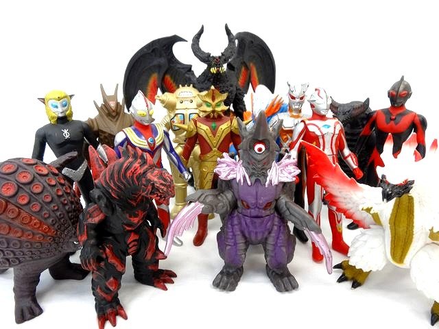 円谷プロウルトラマン　バンダイソフビフィギュア他まとめ売り 大量まとめ売り◇バンダイ円谷プロ◇ウルトラマンソフビ