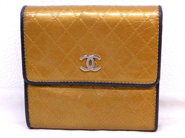 楽天市場】【財布】CHANEL シャネル ビコローレ 2つ折 Wホック財布
