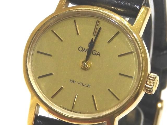 楽天市場】美品 オメガ デビル 70's アンティーク 750YG k18 ラウンド