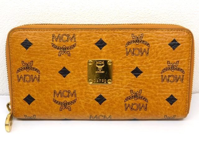 極美品 MCM ラウンドファスナー 長財布 ストラップ スタッズ ヴィセトス柄 楽天市場】【財布】MCM エムシーエム ロゴグラム スタッズ