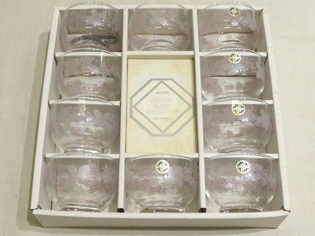 楽天市場】ホヤクリスタル HOYA CRYSTAL 花柄グラス&コースター グラス