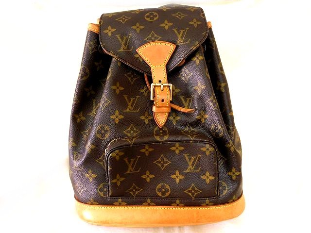 ヴィトン M51136 モン掏摸 MM 背嚢 ■ SP1907 モノグラム レディース 御徒面子 Louis Vuitton □7J