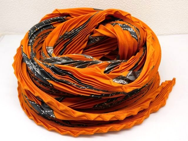楽天市場】HERMES(エルメス）プリーツスカーフ シルク 外箱付【中古
