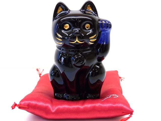 楽天市場】バカラ クリスタル 招き猫 Sサイズ ラッキー キャット
