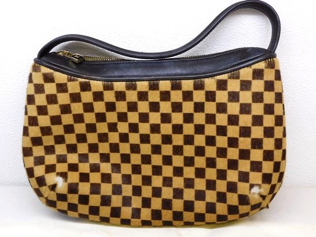 ルイヴィトン M92132 ソバージュ タイガー ダミエ ハラコ レザー タイガー（LOUIS VUITTON） ルイヴィトン タイガー ハンドバッグ