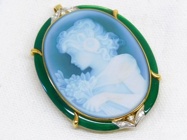 楽天市場】Gerhard Schmidt ゲルハルド シュミット カメオ ブローチ 兼