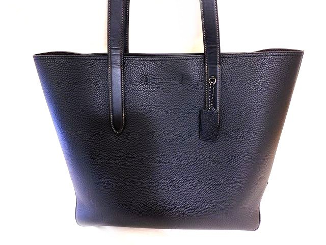 コーチ職 トートバッグ ■ C0240 ゴッサム 黒いこと なめし革 メンズ 御徒面子 COACH □ ８B