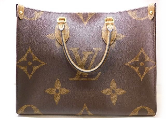 ヴィトン M45321 ICチップ ■ オンザゴー MM トートバッグ モノグラム・ジャイアント・リバース □ LOUIS VUITTON 8C