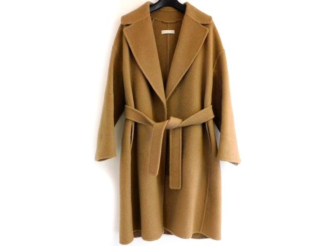 エスマックスマーラ 'S Max Mara ■ ウール モヘア コート ライトブラウン系 レディース サイズ38 ベルト ベルテッド □8Ｃ8G マニ100｜ブランドショップ　フォーサイト