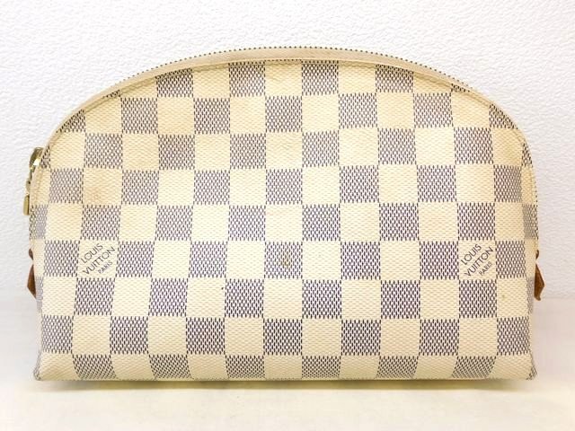 ヴィトン N23346 SR0194 ■ ダミエ アズール ポシェット コスメティックGM コスメ 車寄せ 小入れもの LOUIS VUITTON □8C