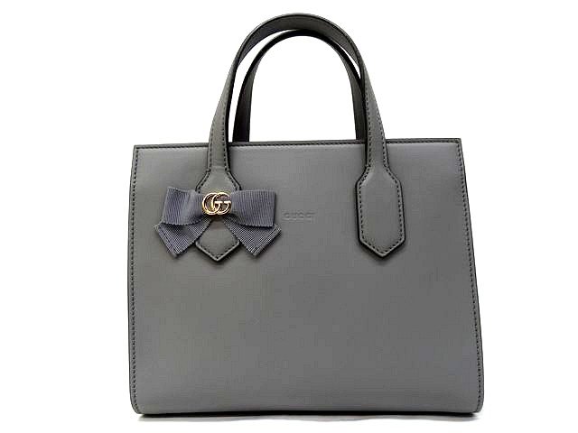 未当て嵌める庫入れ品 グッチ ■ ハンドバック ショルダーバッグ 2WAY 443089 GGシュロの葉 なめし革 日本押さえる JAPAN EXCLUSIVE 薄墨色 GUCCI □8D