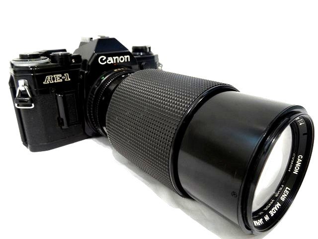動くこと突きとめる済み  Canon AE-1 ■ 加農砲 写真フィルム写真機 70-210粍 写真フィルム写真機  望遠水晶体 □ ７G8E