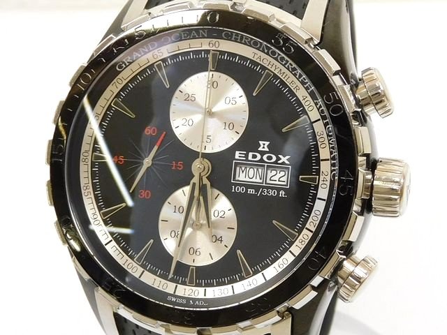 エドックス EDOX ■ グランドオーシャンクロノグラフ 01121 メンズ 自動巻き 時計 ウォッチ ラバーベルト □8F｜ブランドショップ　フォーサイト