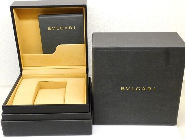 3F 3番 ブルガリ 時計ボックスのみ ■ 冊子 腕時計ケース BVLGARI ウォッチケース BOX□６I8F｜ブランドショップ　フォーサイト