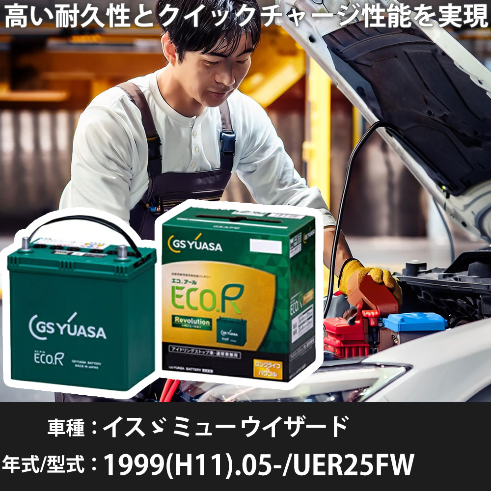 車 バッテリー イスゞ ミュー ウイザード 1999(H11).05-/UER25FW 3200cc/標準地・寒冷地 適合参考 GSユアサ ER-S-110/110D26L カーメンテナンス 車検整備 自動車用品【H31006】｜yadocari - ヤドカリ - 21,445円