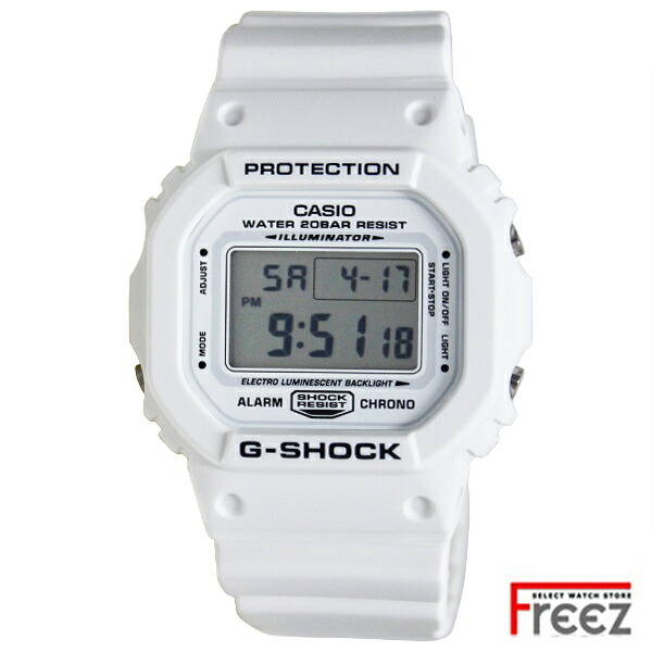 CASIO G-SHOCK DW-5600MW-7 カシオ Gぼうぜん自失 メンズ ウオッチ 白いこと 白 真四角 デジタル 5600続きもの 20空圧雨合羽 外国でひな形