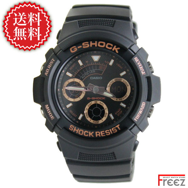 G-SHOCK ジーショック 時計 SPECIAL COLOR  デジアナモデル BLACK&times;PINK GOLD AW-591GBX-1A4