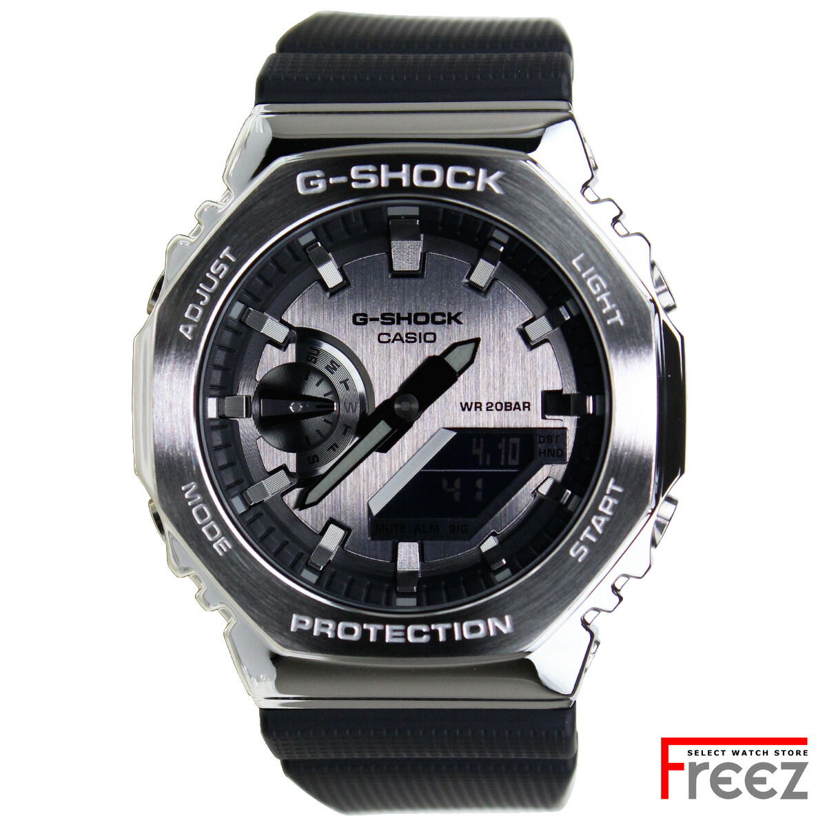 G-SHOCK GM-S2100B スチールブラック G-SHOCK CASIO カシオ ジーショック Gショック メタル ブラック