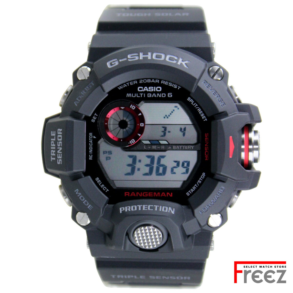 時計 CASIO G-SHOCK RANGEMAN GPS CASIO G-SHOCK RANGEMAN GPR-H1000-1JR Master of G Bluetooth