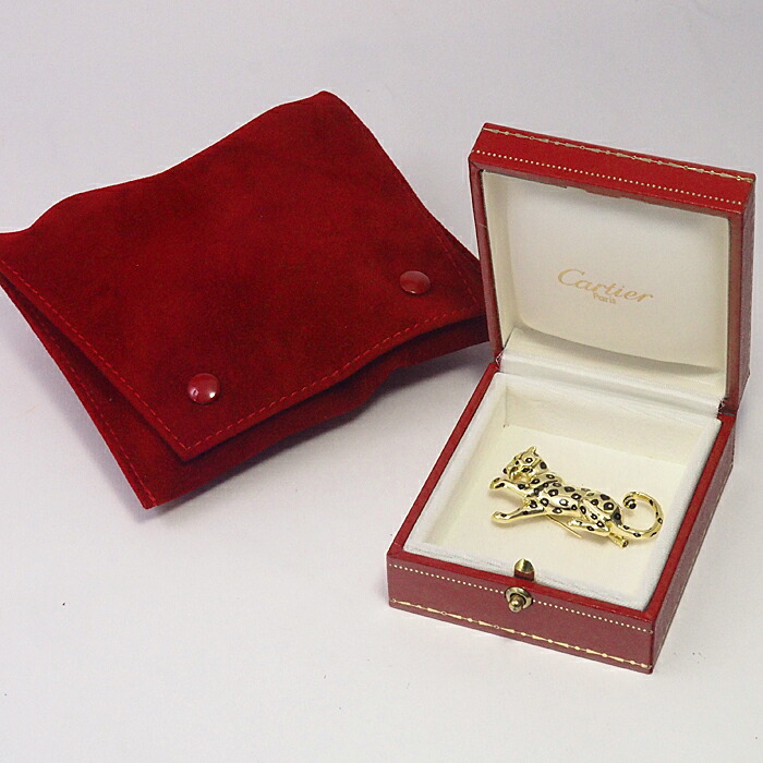 楽天市場】カルティエ Cartier ブローチ パンテール パンサーモチーフ