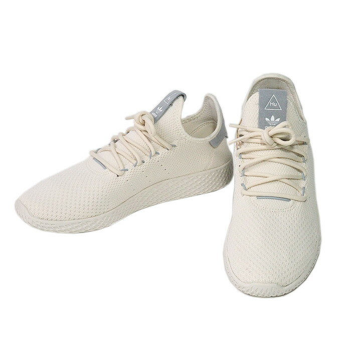 富士屋◆ アディダス adidas ファレル・ウィリアムス コラボ テニス Hu シューズ GZ9534 スニーカー チョークホワイト 26cm 未使用【中古】