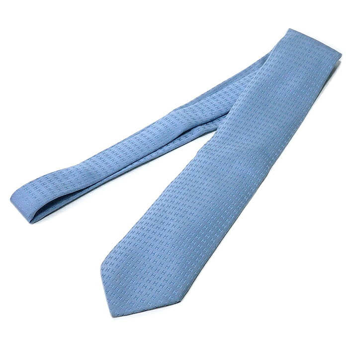 楽天市場】富士屋◇ エルメス HERMES シルク ネクタイ ターコイズ H柄