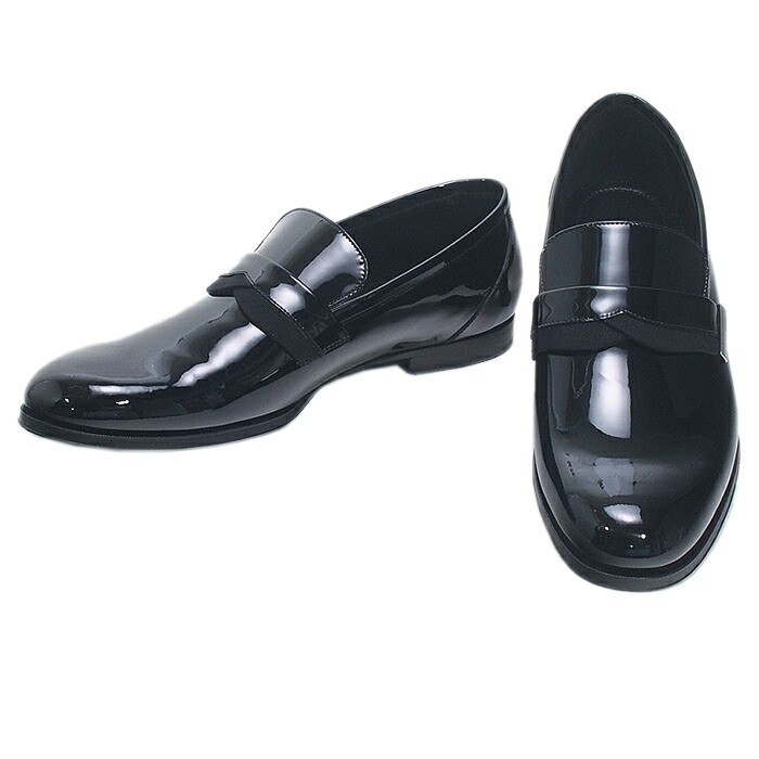 富士屋◆ ジミーチュウ JIMMY CHOO ビジネスシューズ 028FRANCIS.OPAT エナメル ブラック サイズ43 未使用【中古】