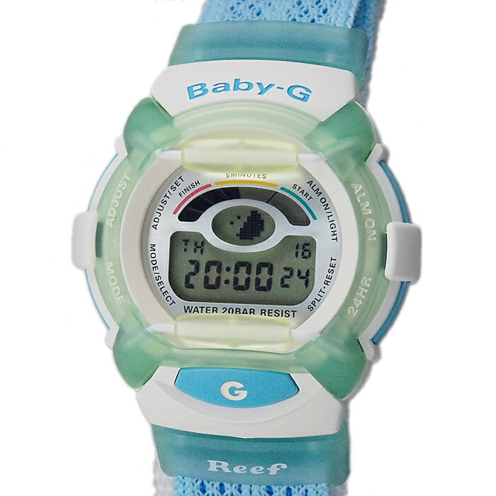 富士屋◆ カシオ CASIO ベビーG W.C.C.Sモデル BGR-200WC-2BT レディース クオーツ 腕時計【中古】