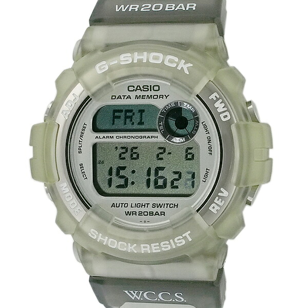 富士屋◆ カシオ CASIO Gショック DW-9600WC-8T WCCS トリプルマンタ スモークモデル チタン磨き 98年製 クオーツ メンズ