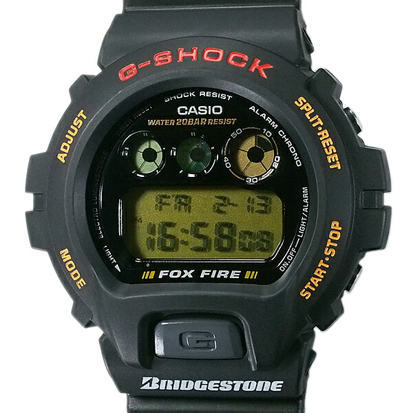 富士屋◆ カシオ CASIO Gショック DW-6900B-9 フォックスファイヤ ブリヂストン別注 クオーツ メンズ【中古】