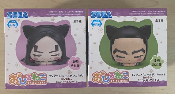 ゴールデンカムイ　おひるねこ　モアプラスミニフィギュア　Vol.2 全3種 Amazon.co.jp: おひるねこ ミニフィギュア ゴールデンカムイ vol
