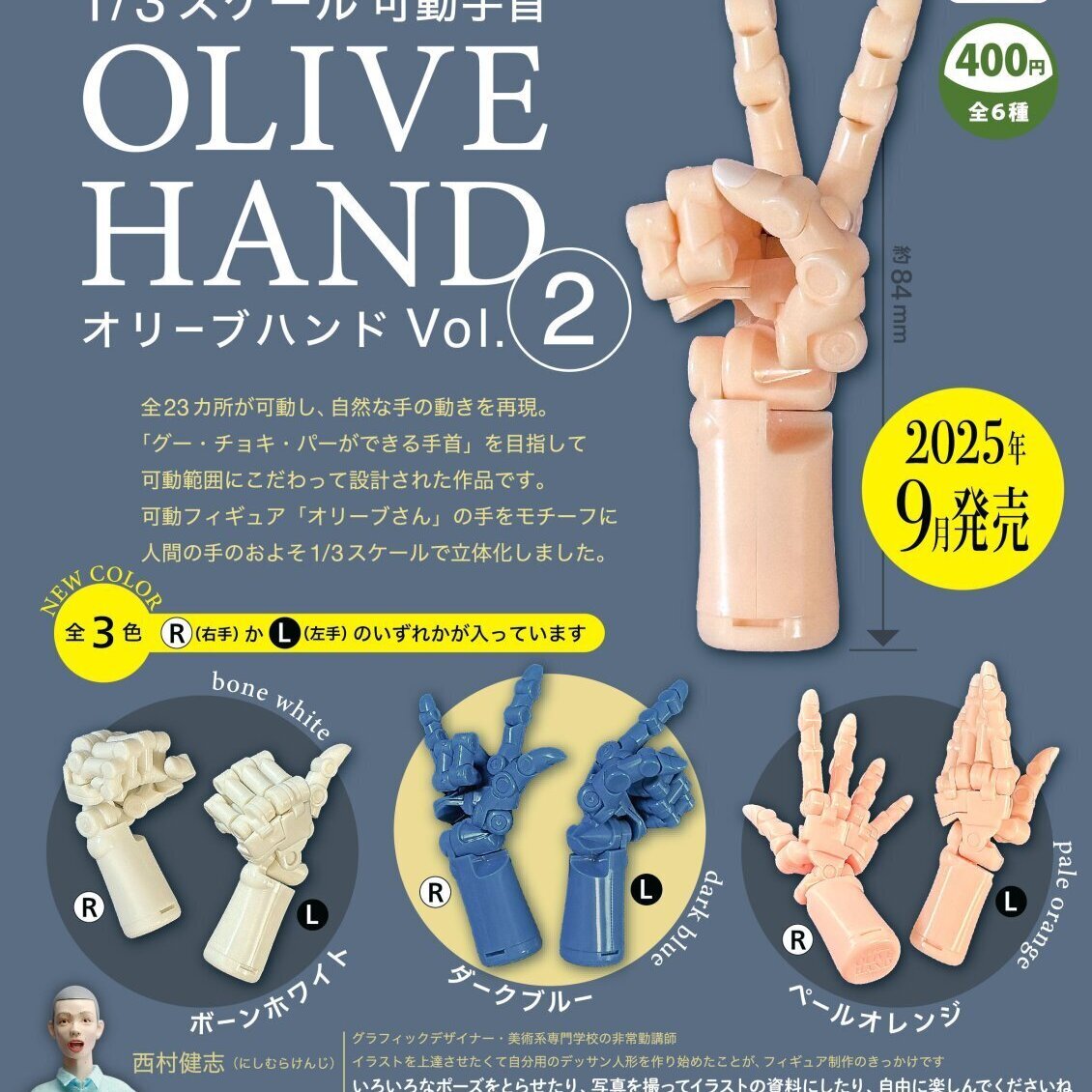ばら売り「可動手首 オリーブハンド」OLIVE HAND 1/3 SCALE Amazon | 1/3 スケール 可動手首 オリーブハンド [全6種セット