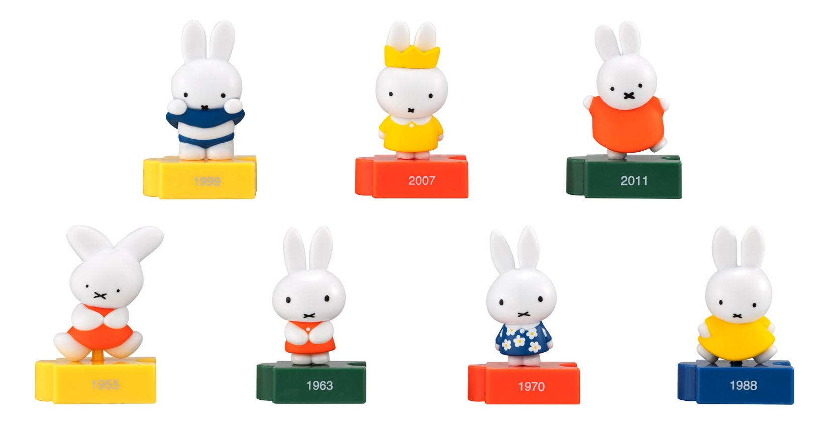 楽天市場】miffy 70th anniversary figure collection 全7種