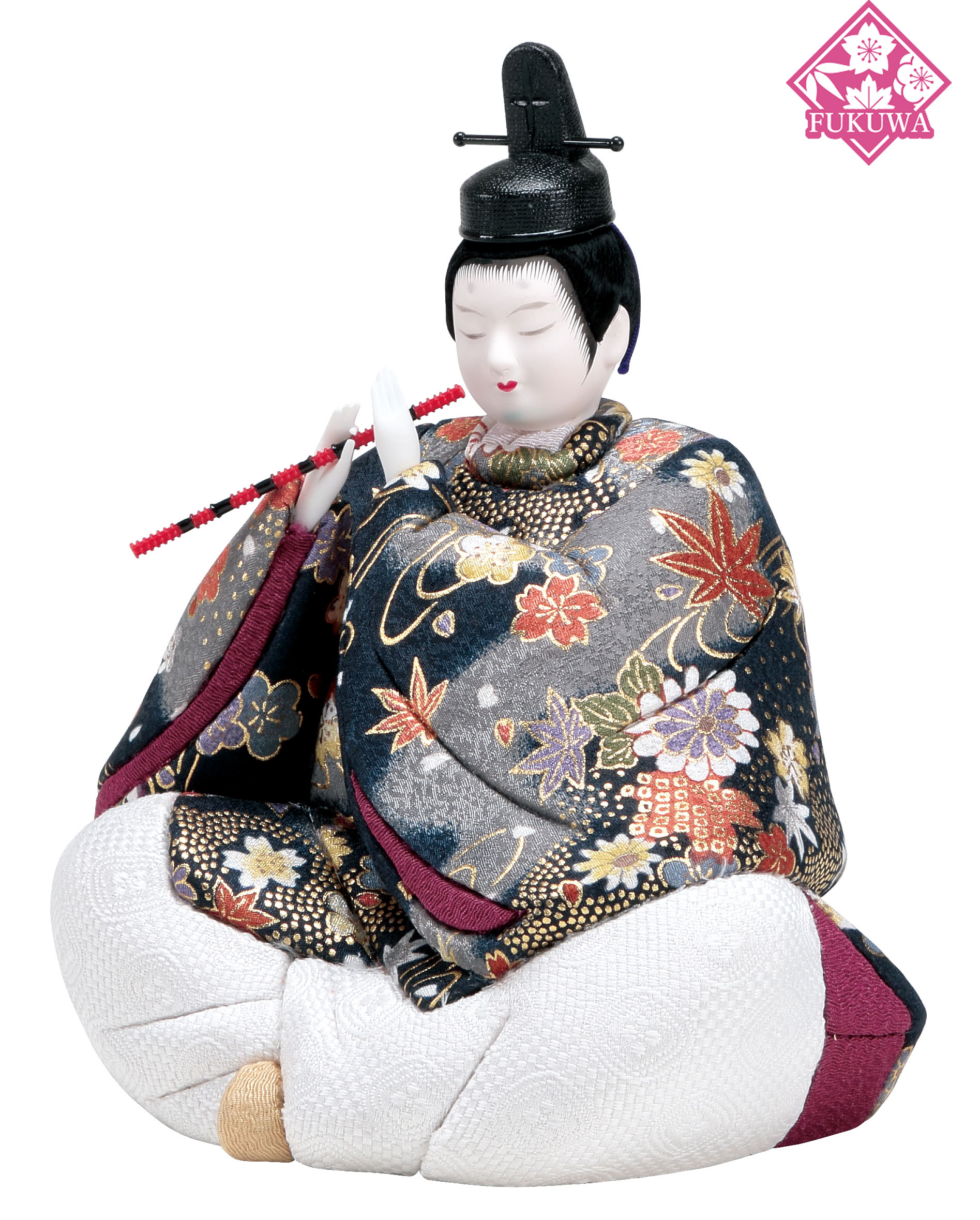 木目込み 人形 日本人形・尾山人形 材料 キット【木目込み材料 若宮 01-1046-6】きめこみ 手芸キット 型紙・布付き