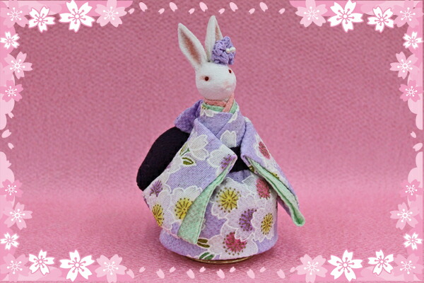 楽天市場】オルゴール プレゼント うさぎ回転オルゴールドール和み舎