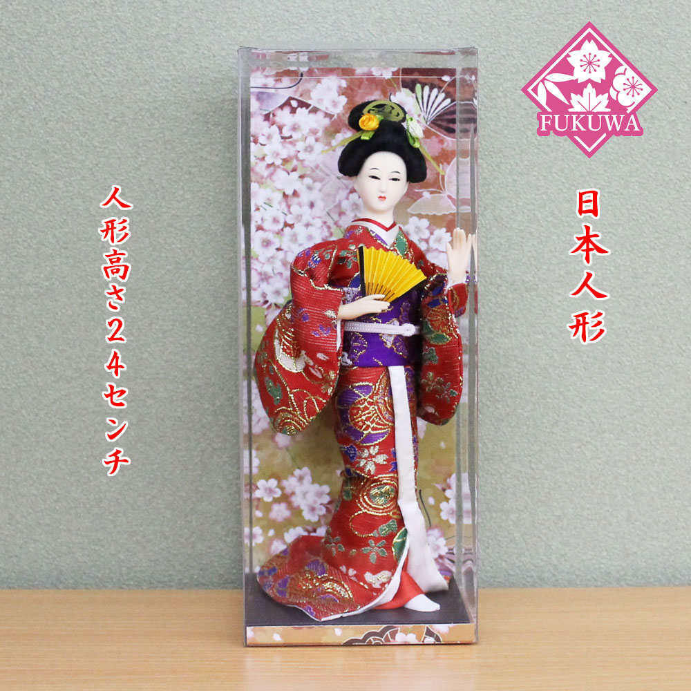 舞妓人形 日本人形、本練頭 スキヨ作 44cm imgrc0079372528.jpg