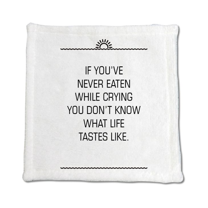 楽天市場 英語 名言 グッズ ハンドタオル If You Ve Never Eaten 225 サンライズ 0mm 0mm オリジナル おすすめ かっこいい 部活 引退 スポーツ オリジナルグッズ専門店ファンクリ